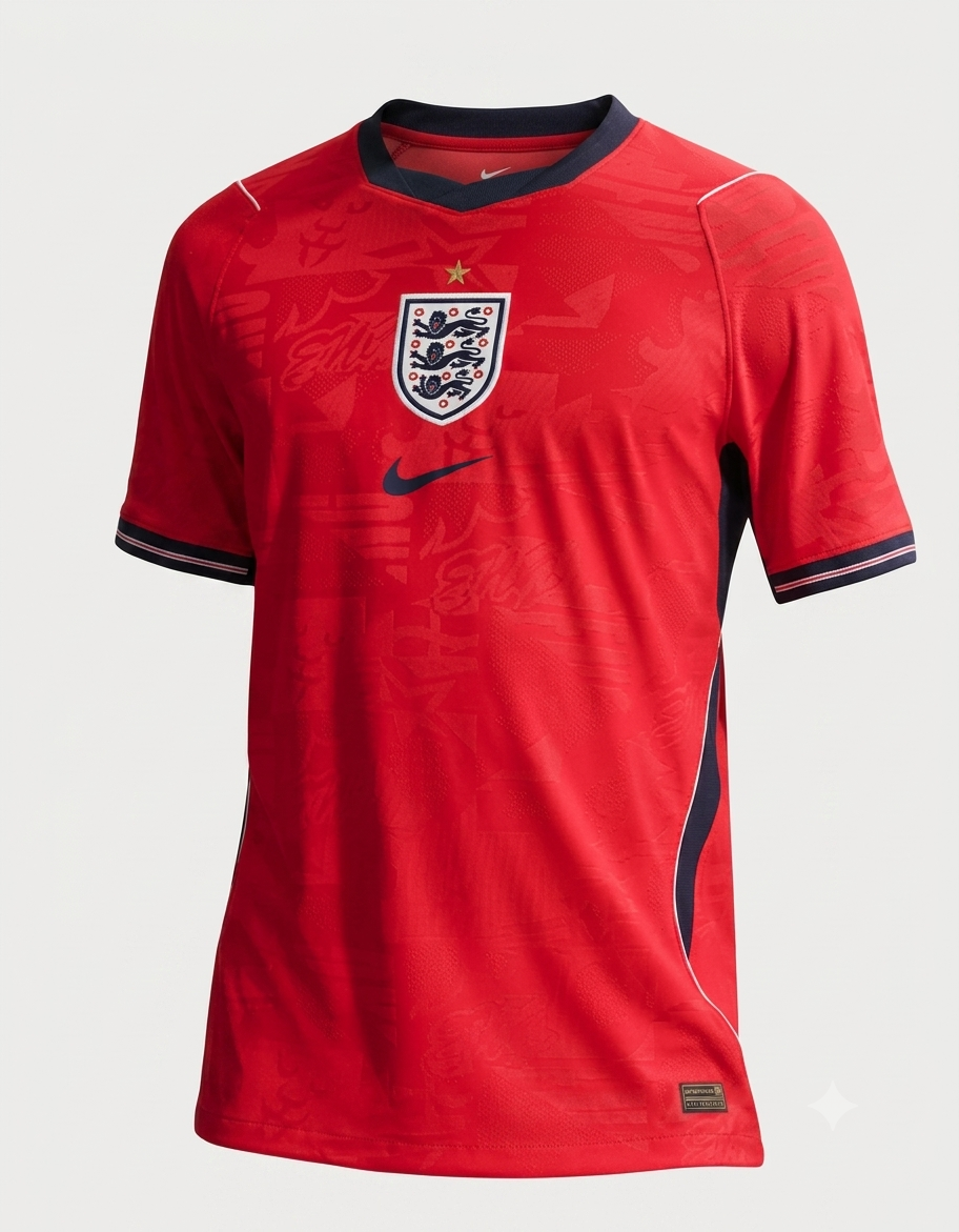 England 2026 World Cup Jersey Red